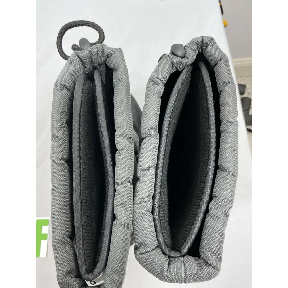 Mens New Climatex Insulated Pull On Snow Boots Gray 8 Midcalf Water Proof